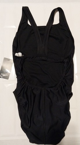 Speedo Women's Black One Piece Swimsuit Competitive Size 10/ 36 New - Picture 4 of 4