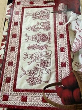 Bird Brain Traceable Embroidery Pattern - BUNNY BUNCH Tablerunner, Easter,  used