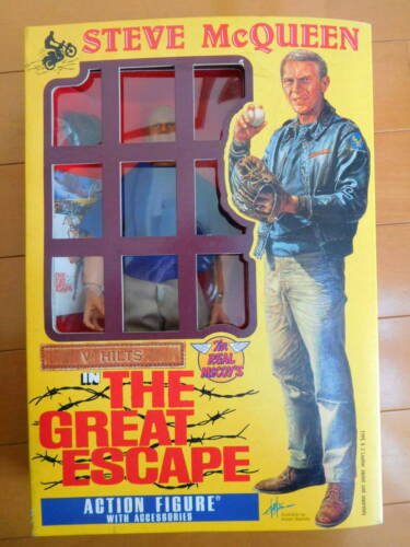 90s Steve McQueen The Great Escape 1st Figure　The Real McCoys - Afbeelding 1 van 6