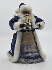 Thomas Kinkade Old World Santa Portrait Figure Victorian 8” Tall 2003