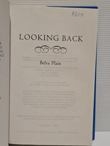 Belva Plain x 4 Hardcover Books - Looking Back, After the Fire, Fathers House - Picture 7 of 11