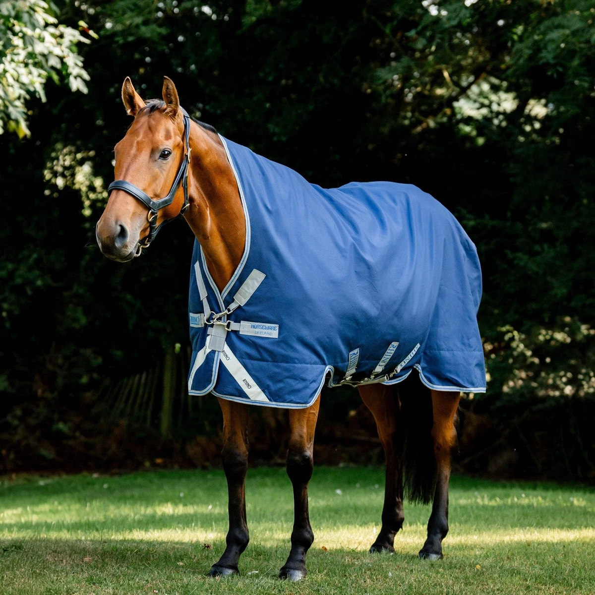 Couverture D'écurie Horseware Rhino Wug 400g Chocolat Pour Cheval - Taille 1,25 M