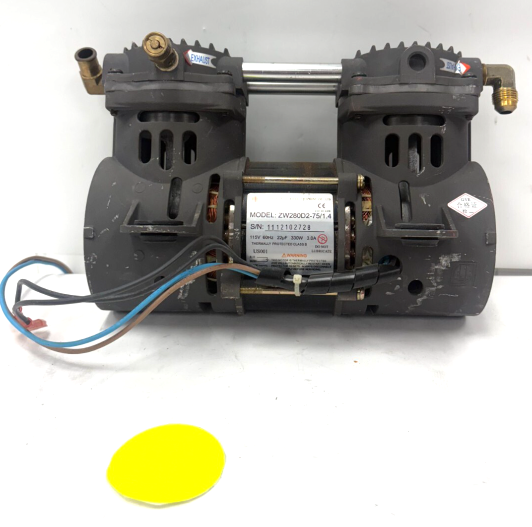 ポンプモーター GUANSHUN VACCUM COMPRESSOR PUMP MODEL ZW280D2-75/1.4 | eBay