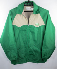 Vintage Swingster Pioneer Seed Jacket Mens M Green Farm Coat Made in USA