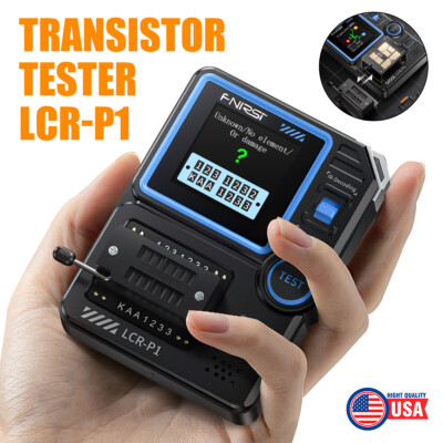 New FNIRSI LCR-P1 Transistor Tester Multifunction LCR ESR NPN PNP SMD Test Meter