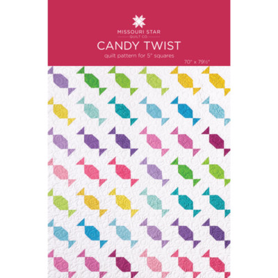 Candy Twist Quilt Pattern and Table Runner for 5'' squares MSQC - 0002026