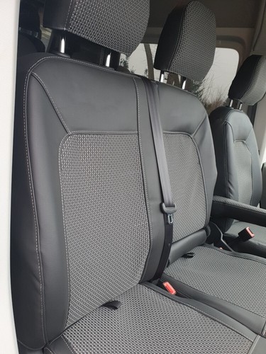 Maßgefertigte Sitzbezüge Kunstleder Jacquard passend für Renault Master ab 2010 - 第 5/6 張圖片