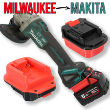 Adapter for Milwaukee M18 Battery to Makita 18V LXT Power Tool Converter
