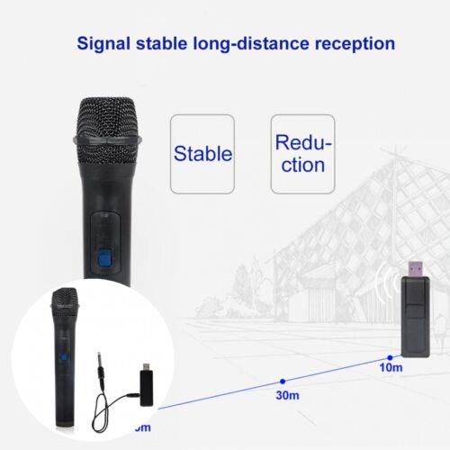 Karaoke-Mikrofon-Fernübertragung High-Fidelity VHF Live Wireless Mikrofon 3,5 - Bild 1 von 8