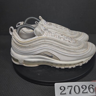 Nike Air Max 97 Shoes Mens Sz 7.5 White Athletic Trainers Sneakers
