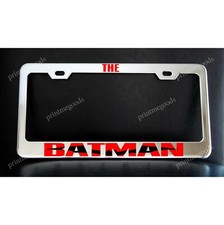 The Batman License Plate Frame Custom Made Of Chrome Plated Metal The Batman License Plate Frame Custom Made Of Chrome Plated Metal
