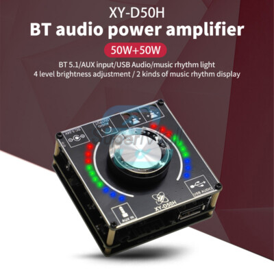 DC5-24V HIFI Stereo Bluetooth Digital Audio Power Amplifier Board 50WX2 TPA3116