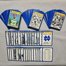 1990 Notre Dame 200 - - - Pick A Card - - - Complete a Set