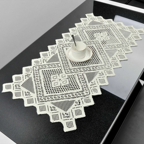 Vintage Lace Placemat Doilies Table Runner Dining Table Mats Wedding Party Decor - Picture 29 of 67