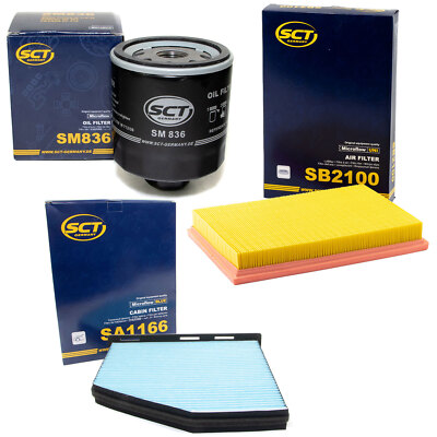 Inspektionspaket Filterset SCT für Skoda Octavia II VW Golf V Caddy III Golf 1.4