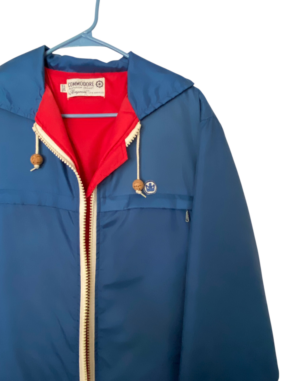 Commodore Flotation Hooded Jacket Large Vintage F… - image 4