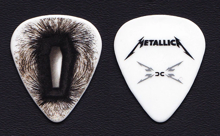 Metallica James Hetfield Death Magnetic Guitar Pick 2008 11 Death