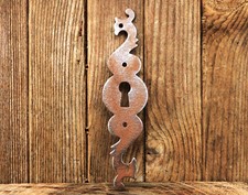 H 131mm Ancienne Entrée de Clé Coq en Fer, serrure, Clef, Porte en bois, Meuble