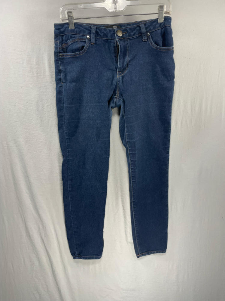 1822 Denim Jeans Women's Size 8 Blue Skinny Mid-Rise Dark Wash