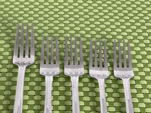 Tools Of The Trade LECEIL Stainless Set of 5 Forks Glossy Japan Flatware B21WU - Picture 2 of 9