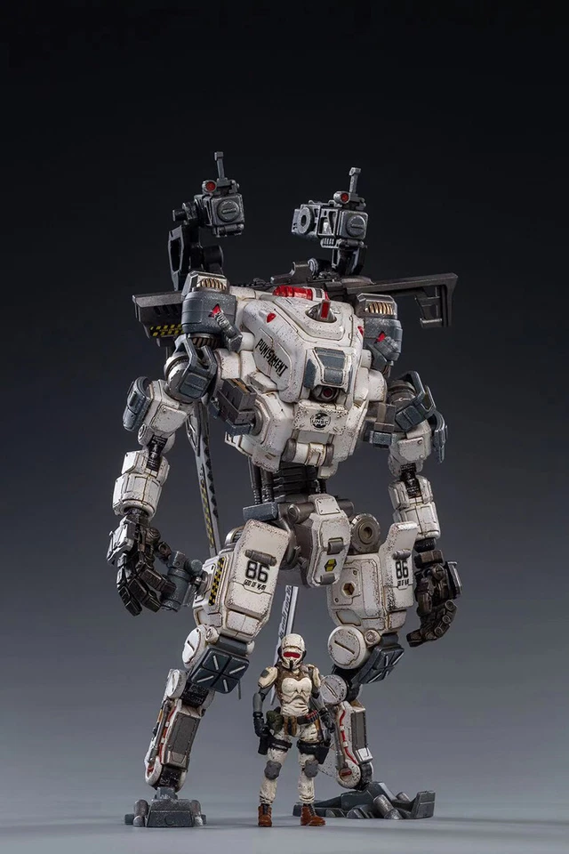 JOY TOY 1:25 подвижная военная белая модель брони мехи экшн-фигурка робота ПВХ - Изображение 2 из 4