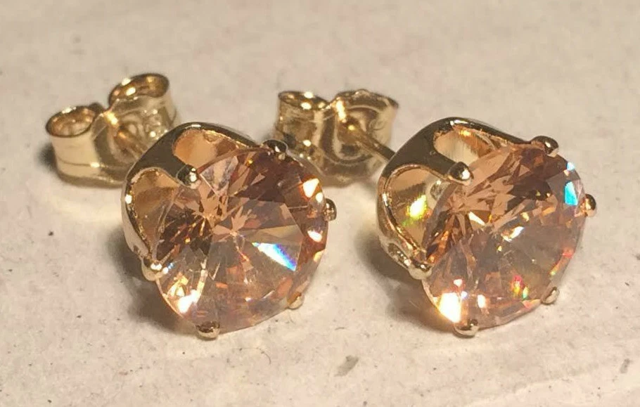 Best quality cubic zirconia earrings clearance