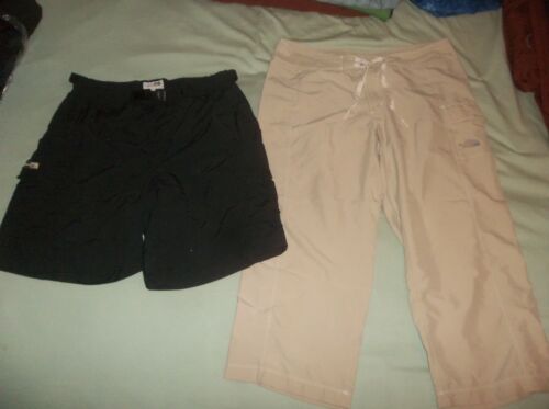 The North Face Shearwater Capri Pants & REI Cargo Shorts Great Pockets Sz 8 $109 - Picture 1 of 11