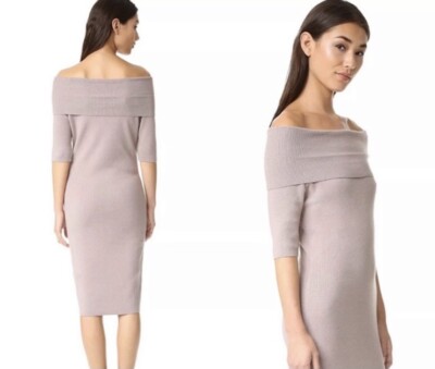 cupcakes and cashmere off the shoulder dress Cupcakes And Cashmere 'Lulu' Off the Shoulder Dress