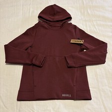 Women s NOBULL Performance Pullover Hoodie NWT Size Small Wine/Maroon