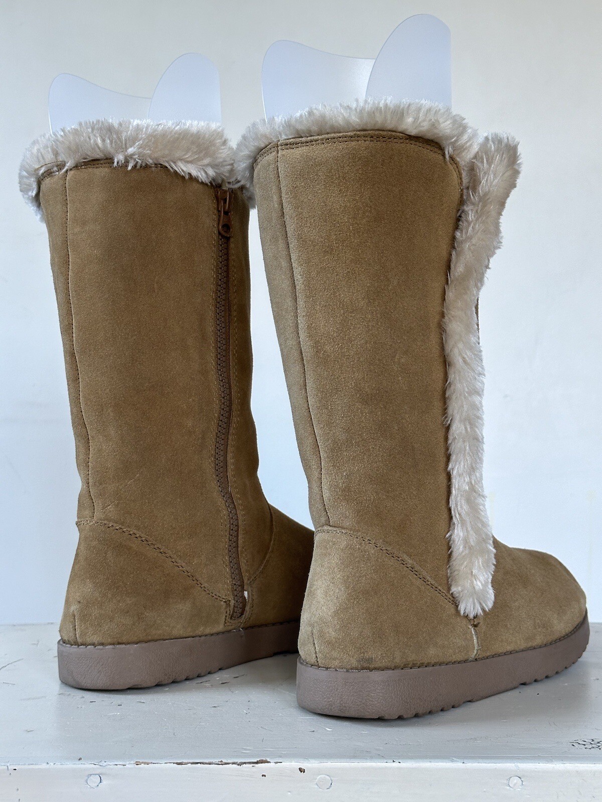 Universal Thread Daniela Brown Suede Boots Women'… - image 5