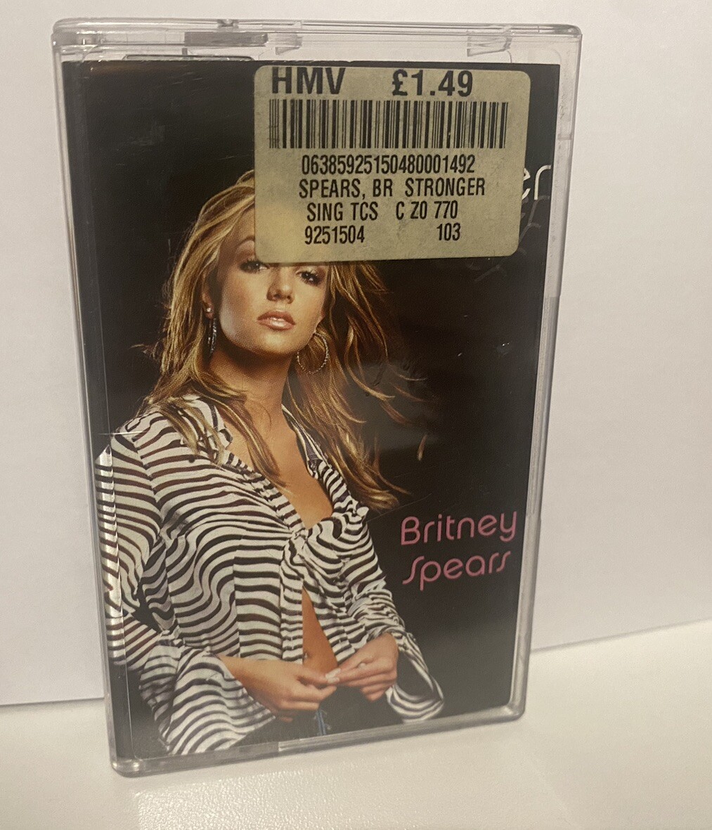 Britney Spears Stronger Cassette Tape Single Cassingle 2000 Walk On By