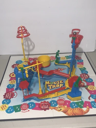 Mouse Trap Board Game by Milton Bradley 1999 Edition Vintage Kids Game