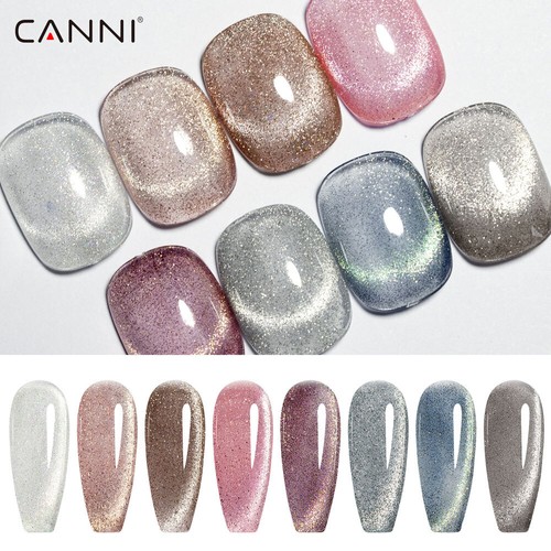 CANNI Hema Free Iridescent Dream Cat Eye Nail Gel Polish Soak Off UV LED Gel 9ml - Picture 4 of 36