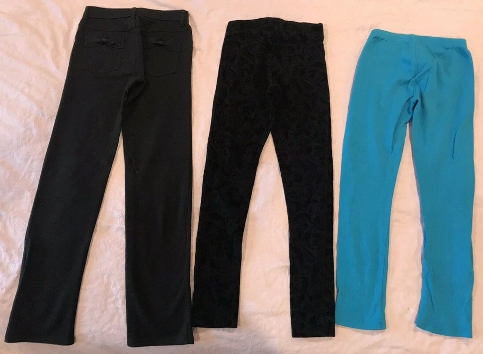 Conjunto de 4 piezas Leggings Pantalones Cortos Gimboree H&M Niñas Talla 9 Foto 4 de 4