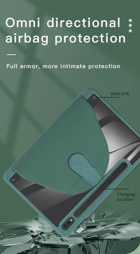 360 Rotate Leather Case Cover For Samsung Galaxy Tab S6 Lite S7 FE S8 Plus Ultra - Picture 11 of 18