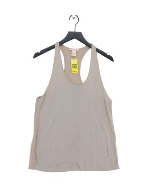 Gold Hawk Damen T-Shirt S grau andere mit Seide ärmellos Rundhals Basic