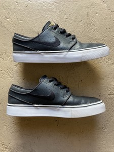 stefan janoski black leather