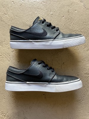 nike janoski black leather