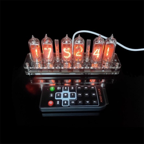 6-Bit IN-14 Nixie Tubo Base Reloj 6PCS IN-14 Tubos Resplandecientes Tubo Fluorescente Reloj - Imagen 4 de 5
