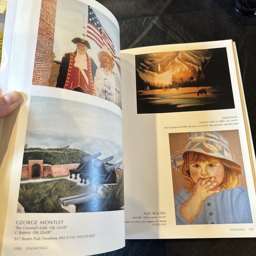 Vintage Encyclopedia Of Living Artists Book EUC - Picture 17 of 24