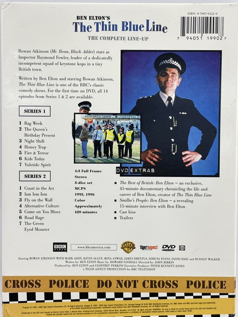 BEN ELTON THE THIN BLUE LINE BBC TV Series 1995-96 3 DVD Set