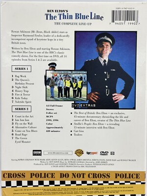 BEN ELTON THE THIN BLUE LINE BBC TV Series 1995-96 3 DVD Set
