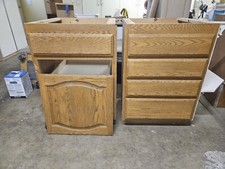 Solid Oak Wood Kitchen Cabinets