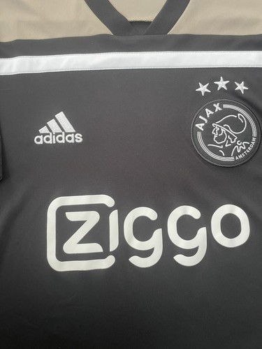 Ajax 18/19 Away UCL Jersey with De Jong #21 Size Small - 第 3/9 張圖片