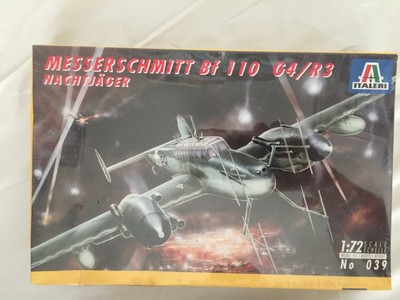ITALERI 039-1//72 MESSERSCHMITT Bf 110 G4//R3 NACHTJAGER NUOVO