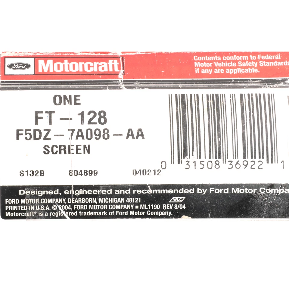 Conjunto de filtro de pantalla A/T Taurus Windstar genuino Ford 1990-1995 F5DZ7A098BA Foto 4 de 4