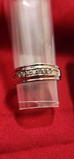 14KT SOLID WHITE GOLD 1/4CT TW DIAMOND WEDDING BAND CHANNEL SET IGI CERTIFIED