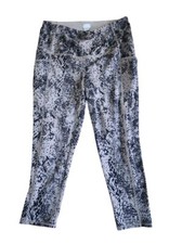 Chico's 1 M-8/10 Animal Print Legging Capri Pants