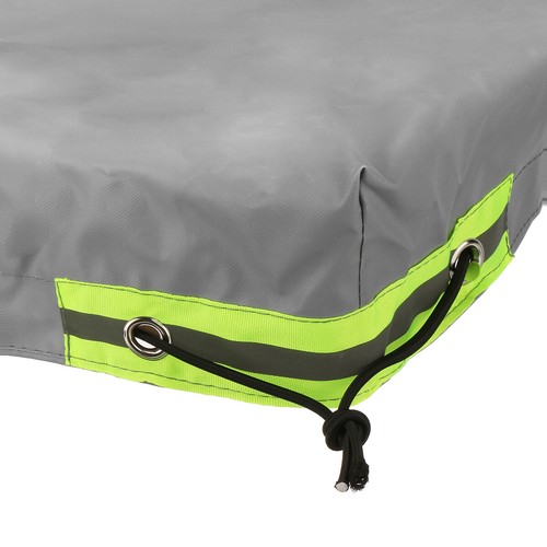 600D Waterproof Trailer Cover 8.2x4.3ft Heavy Duty Windproof Tie Down 250x130x8 - Picture 4 of 9