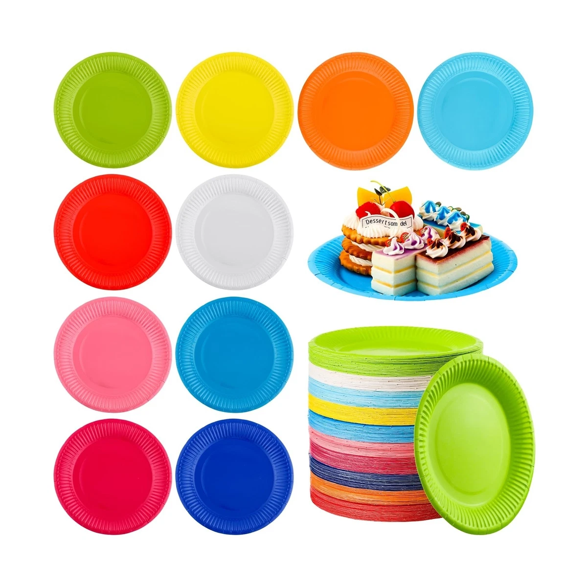 Colored paper clearance plates